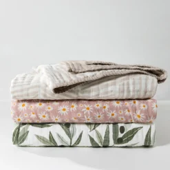Quilt in 3-Layer GOTS Certified Organic Muslin Cotton