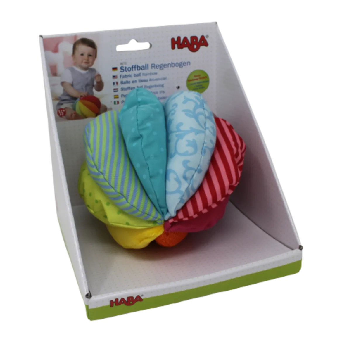 Rainbow Fabric Ball