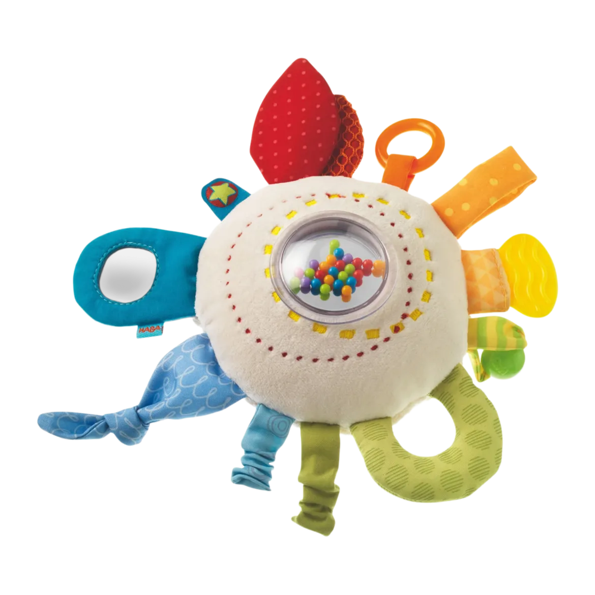 Rainbow Round Teether Cuddly