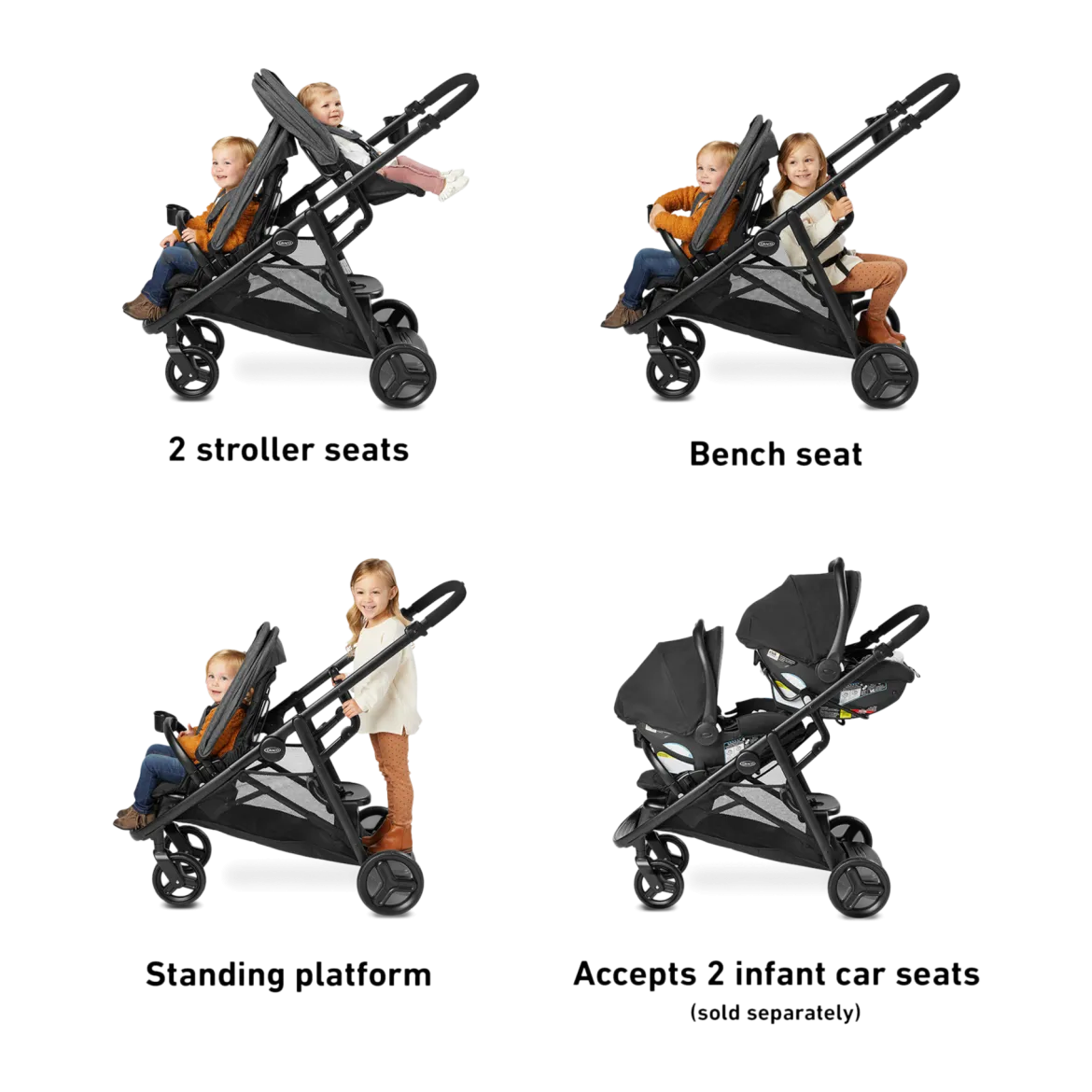 Ready2Grow LX 2.0 Double Stroller