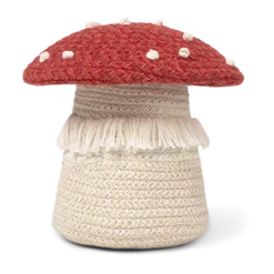 Red Mushroom Basket