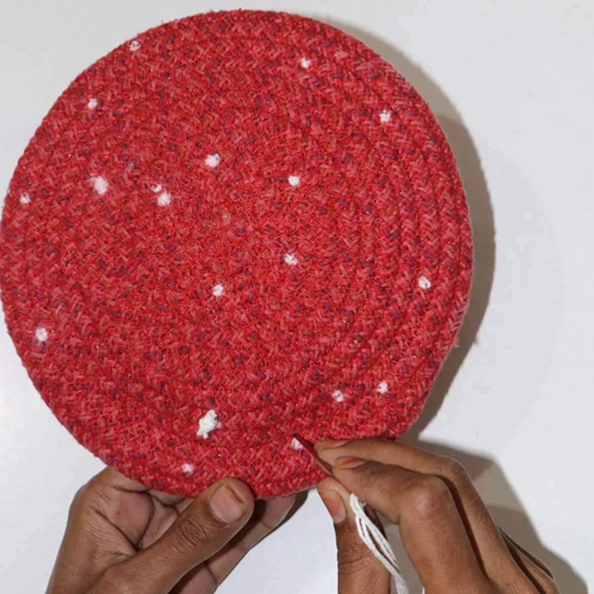 Red Mushroom Basket