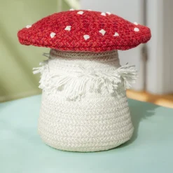 Red Mushroom Basket