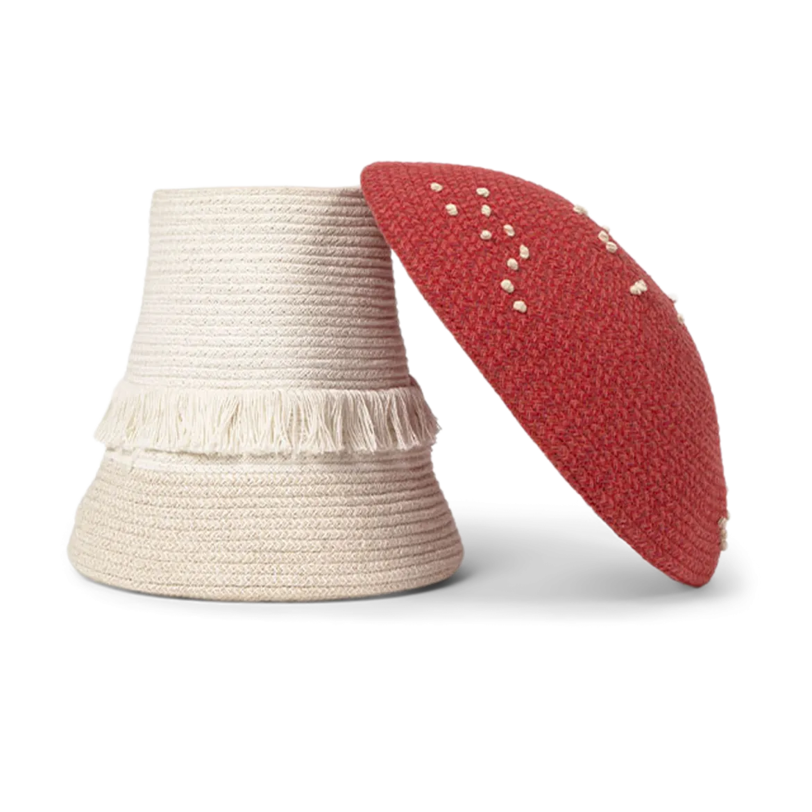 Red Mushroom Basket