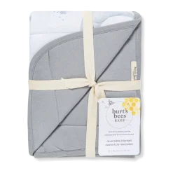 Reversible Organic Cotton Jersey Knit Blanket