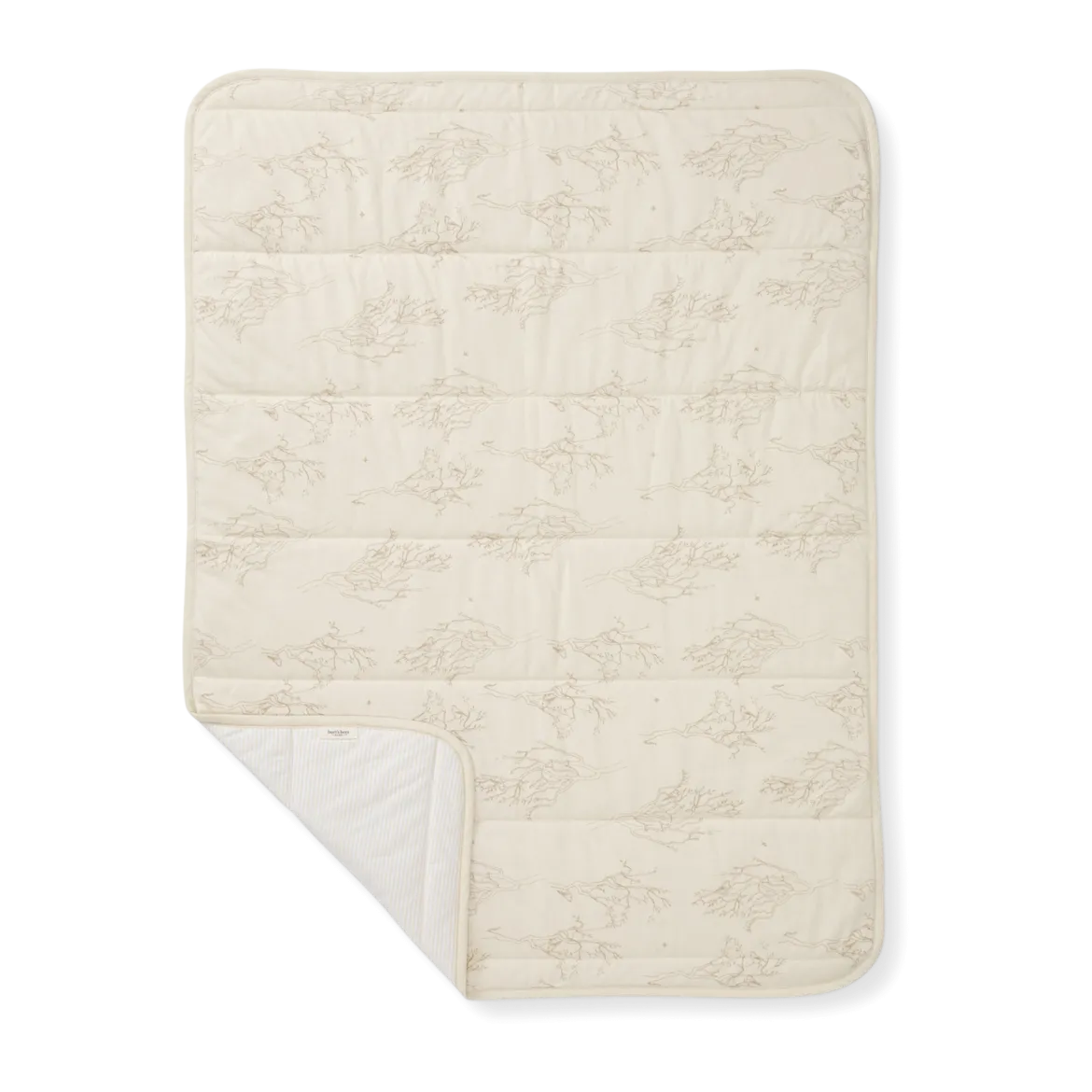 Reversible Organic Cotton Jersey Knit Blanket