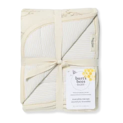 Reversible Organic Cotton Jersey Knit Blanket