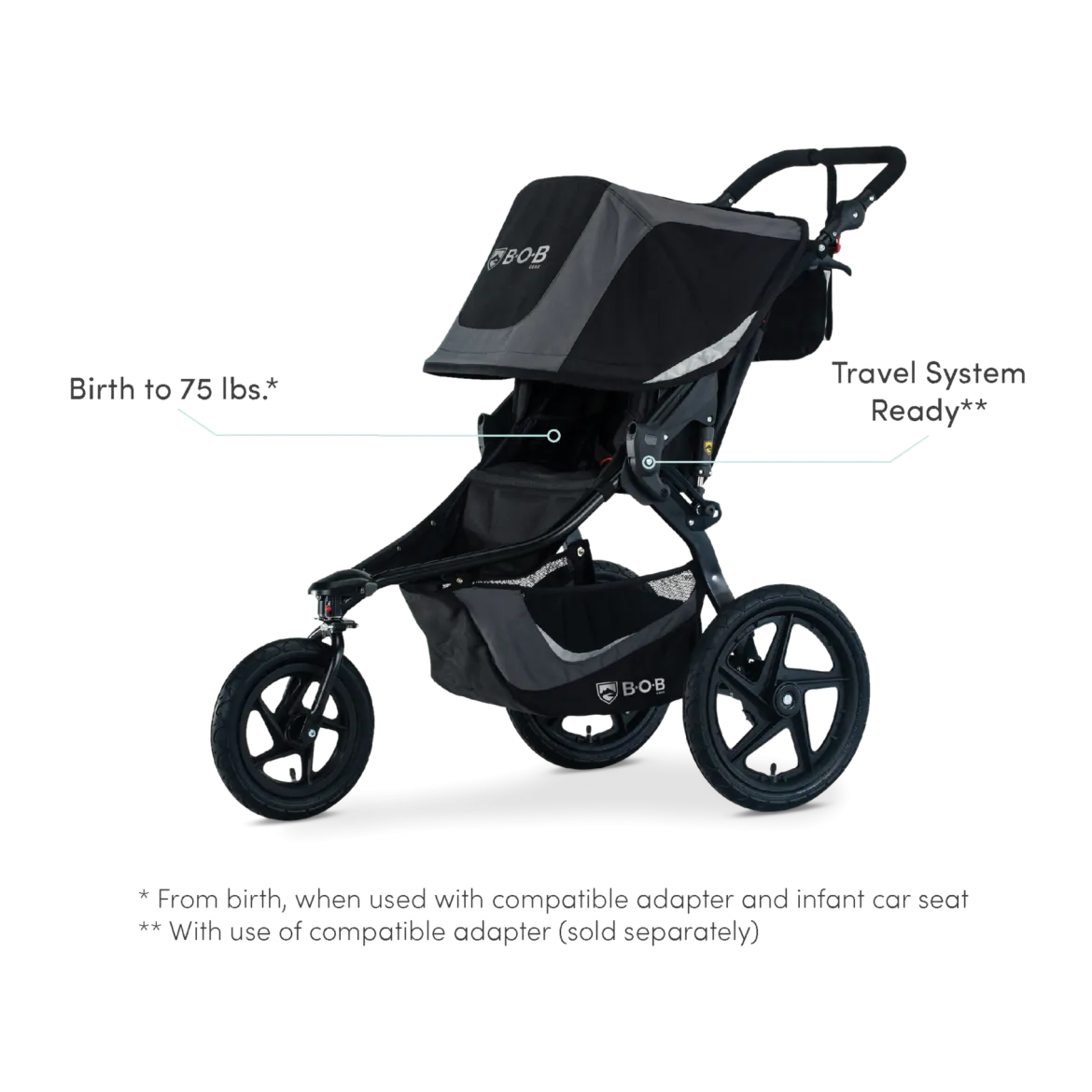 Revolution Flex 3.0 Single Jogging Stroller