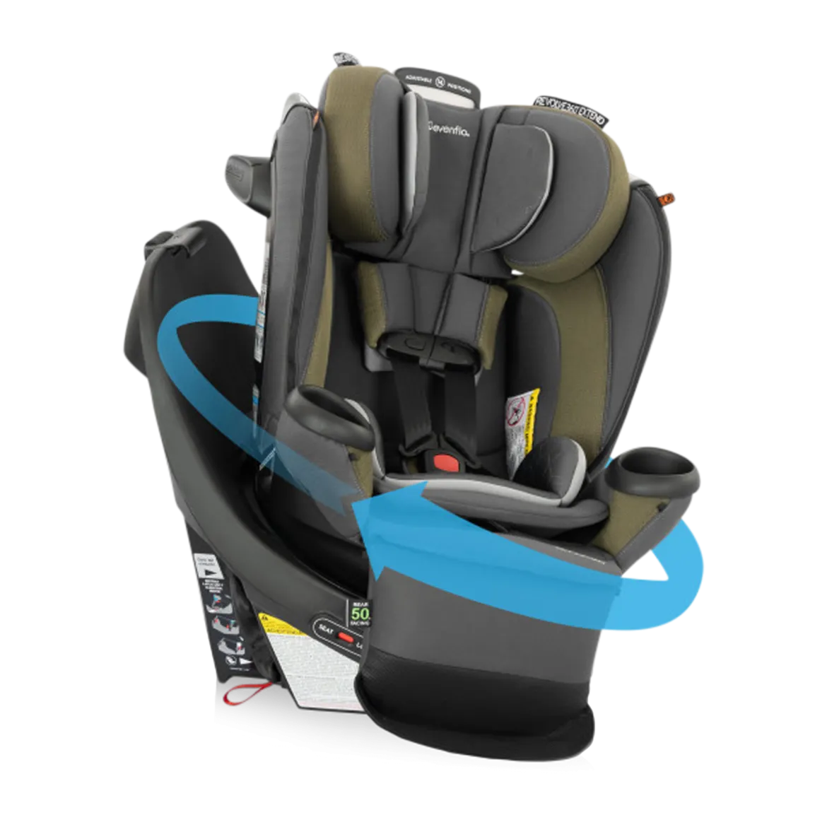Revolve360 Extend All-in-One Rotational Car Seat with Quick Clean Cover
