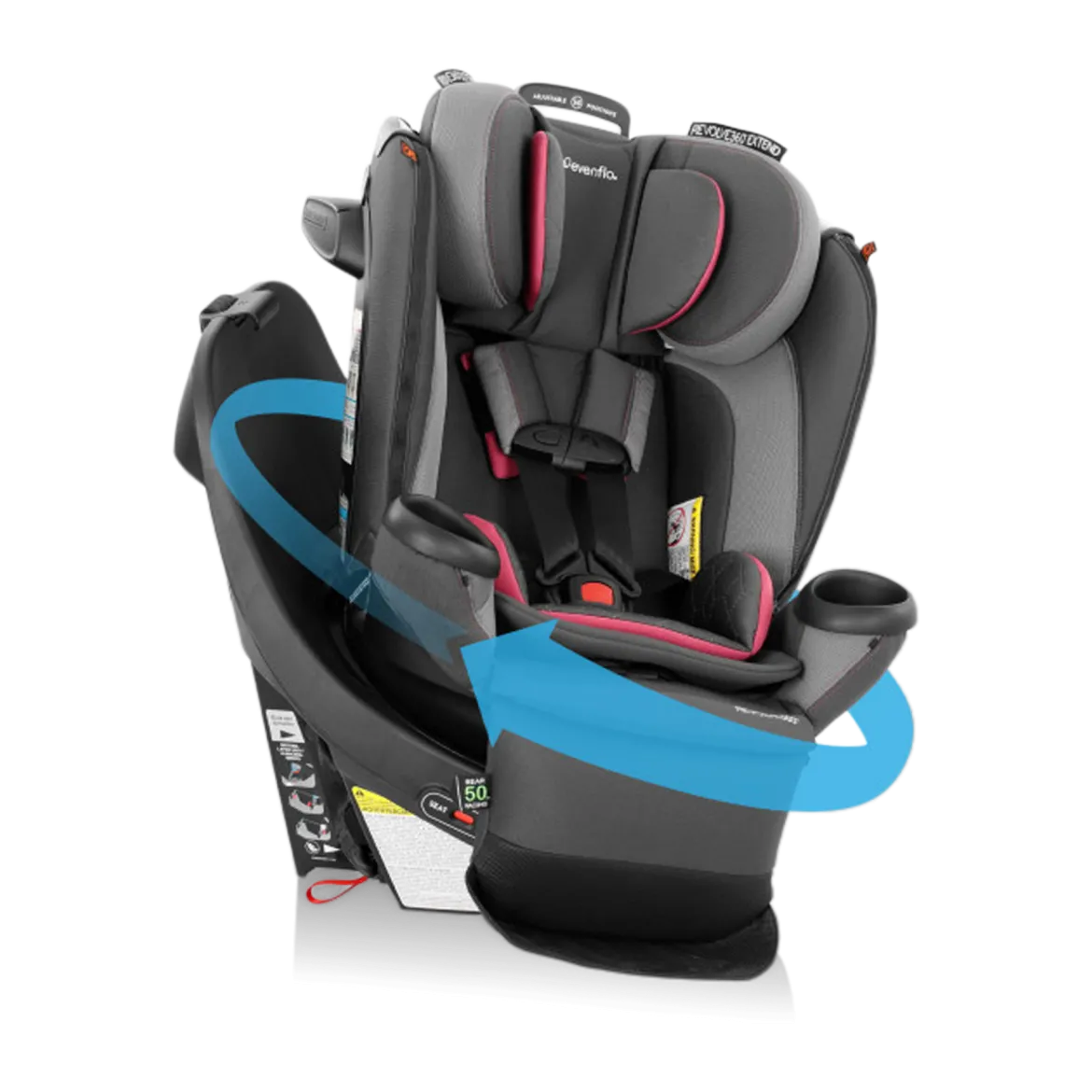 Revolve360 Extend All-in-One Rotational Car Seat with Quick Clean Cover
