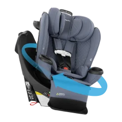 Revolve360 Extend All-in-One Rotational Car Seat with Green & Gentle Fabric