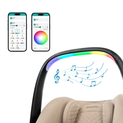 Revolve180 LiteMax NXT Rotational Infant Car Seat with SensorySoothe