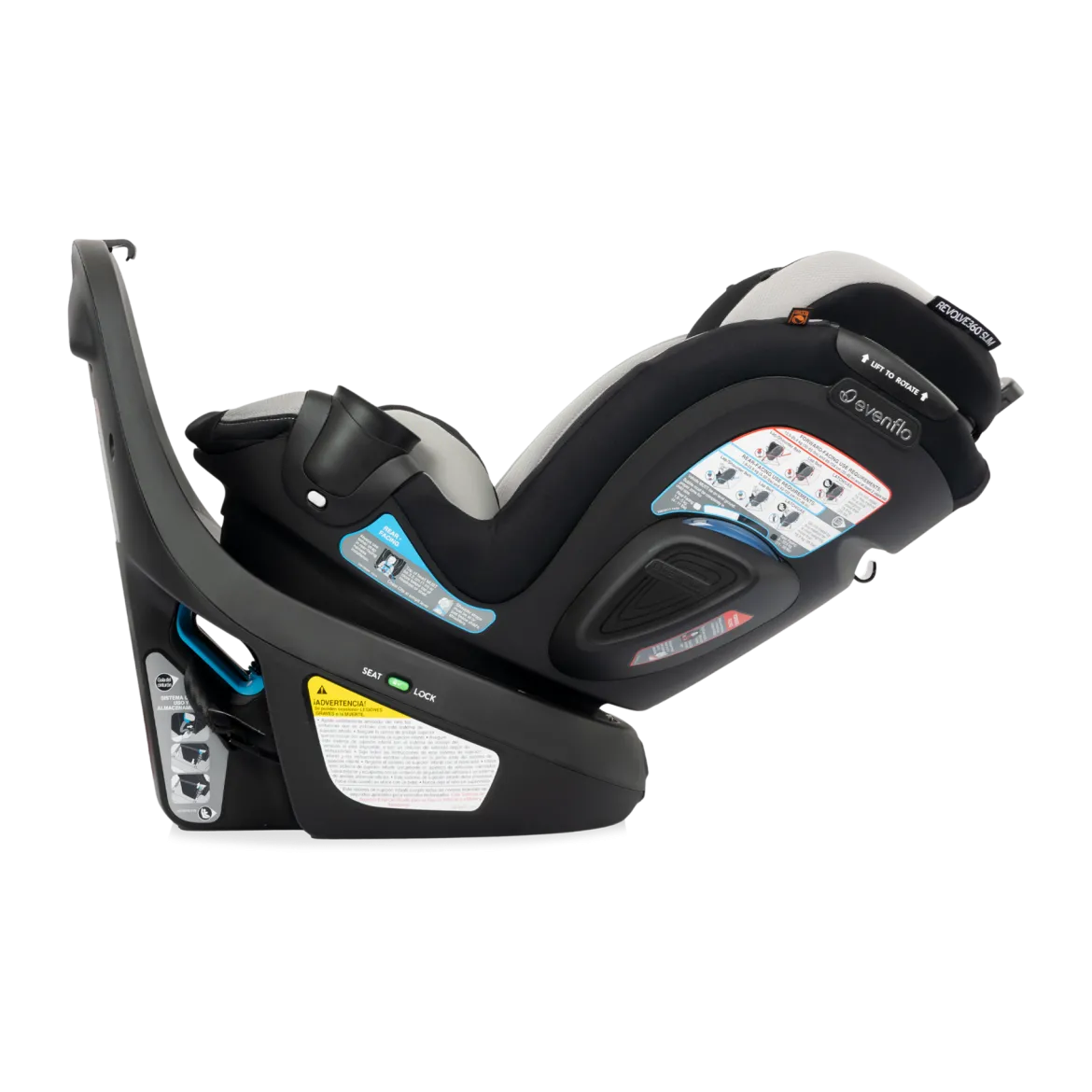 Revolve360 Slim 2-in-1 Rotational Car Seat with Quick Clean Cover