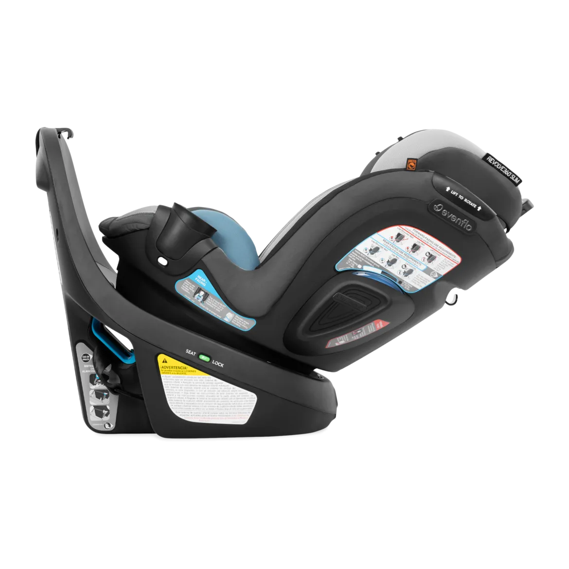 Revolve360 Slim 2-in-1 Rotational Car Seat with Quick Clean Cover