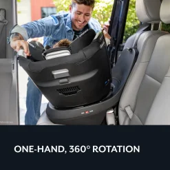 Revolve360 Slim 2-in-1 Rotational Car Seat with Quick Clean Cover