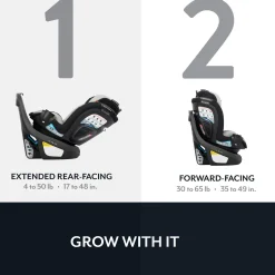Revolve360 Slim 2-in-1 Rotational Car Seat with Quick Clean Cover