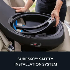 Revolve360 Slim 2-in-1 Rotational Car Seat with Quick Clean Cover