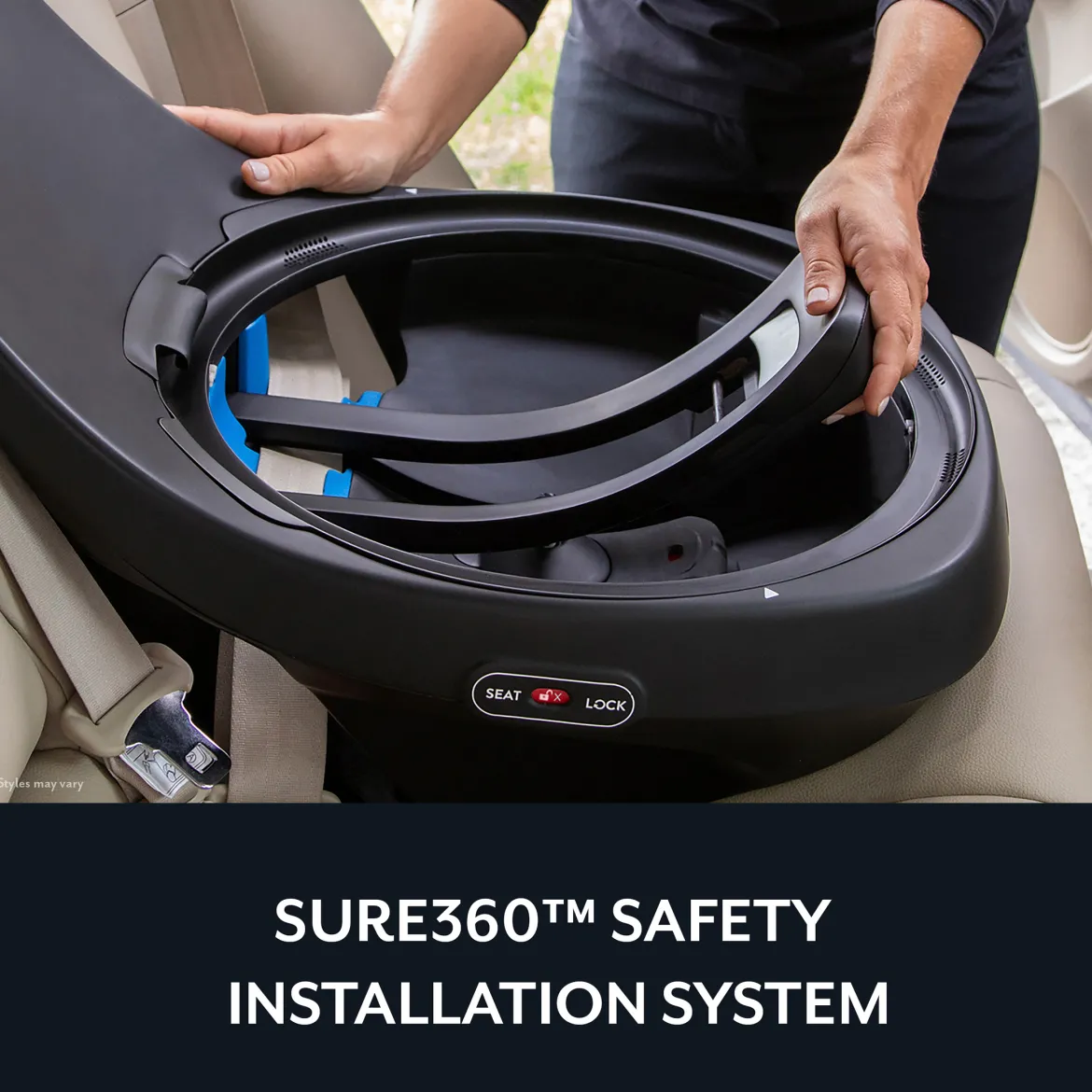Revolve360 Slim 2-in-1 Rotational Car Seat with Quick Clean Cover