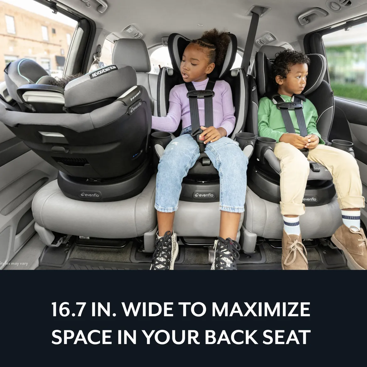Revolve360 Slim 2-in-1 Rotational Car Seat with Quick Clean Cover