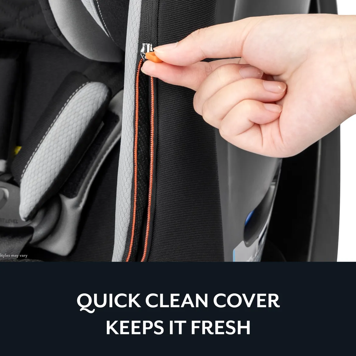 Revolve360 Slim 2-in-1 Rotational Car Seat with Quick Clean Cover