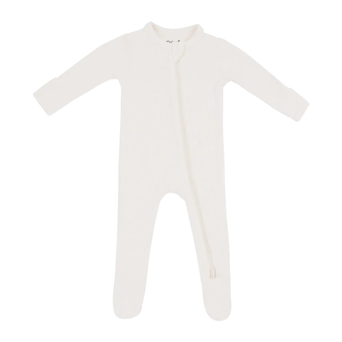 Ribbed Zipper Footie
