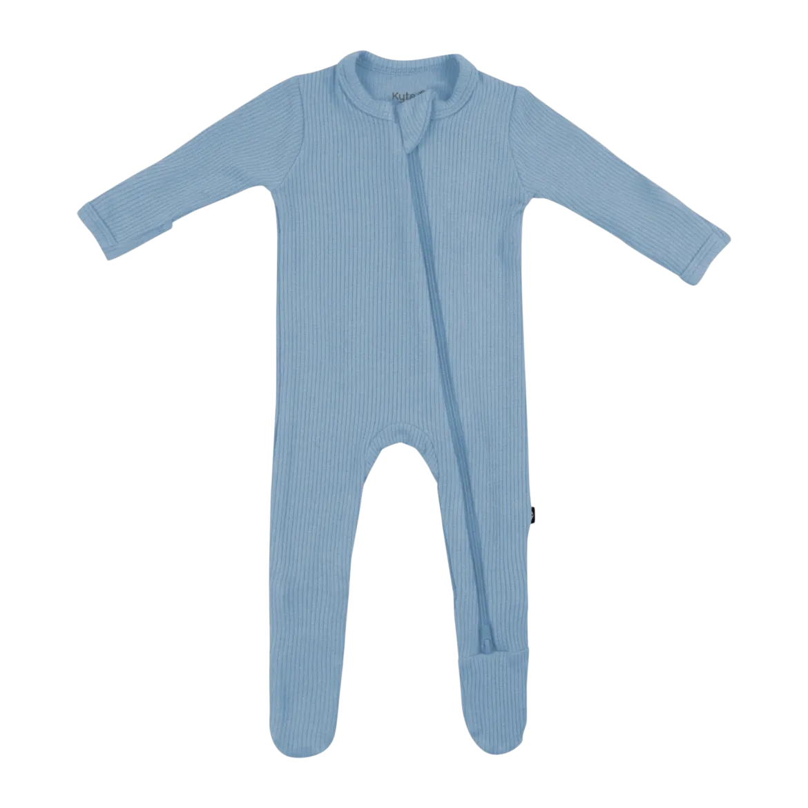 Ribbed Zipper Footie