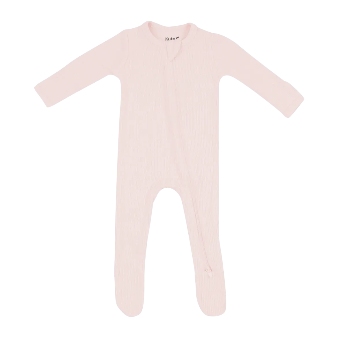 Ribbed Zipper Footie
