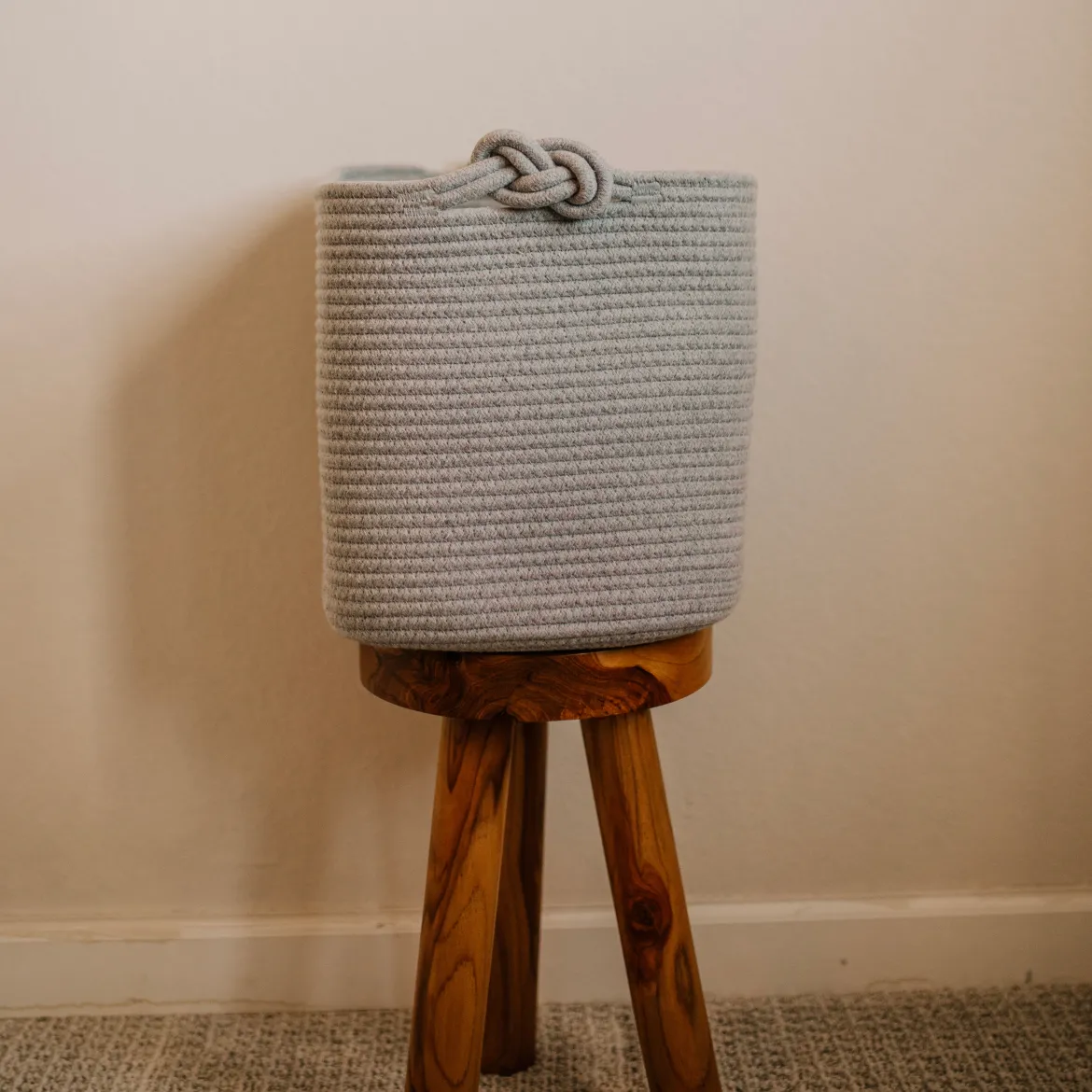 Rope Cube Storage Basket