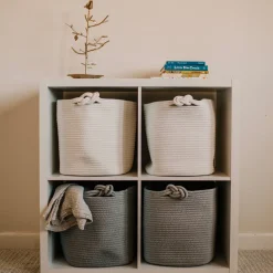 Rope Cube Storage Basket