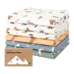 Shea Burp Cloths (6 Pack)