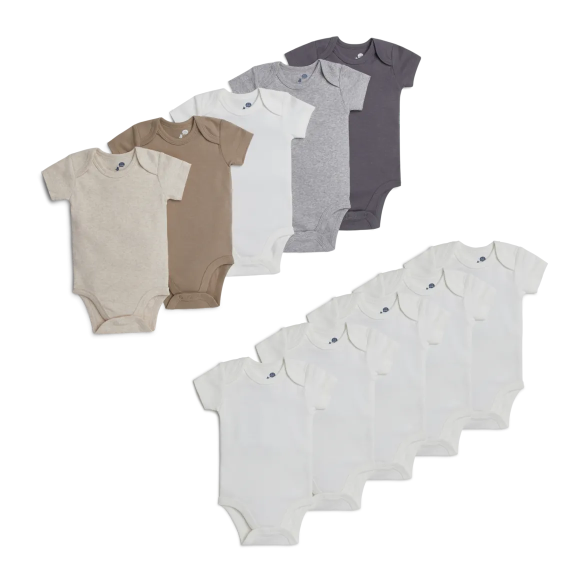 Short Sleeve Bodysuit Bundle (10 Pack)