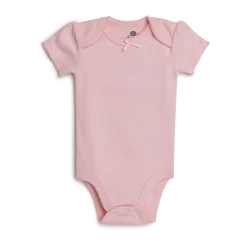 Short Sleeve Solid Organic Cotton Bodysuits (5 Pack)