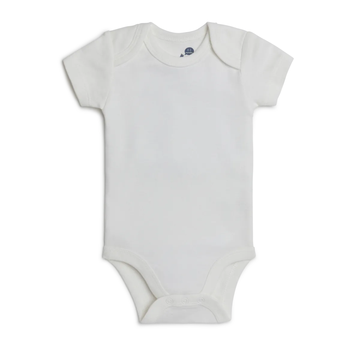 Short Sleeve Solid Organic Cotton Bodysuits (5 Pack)