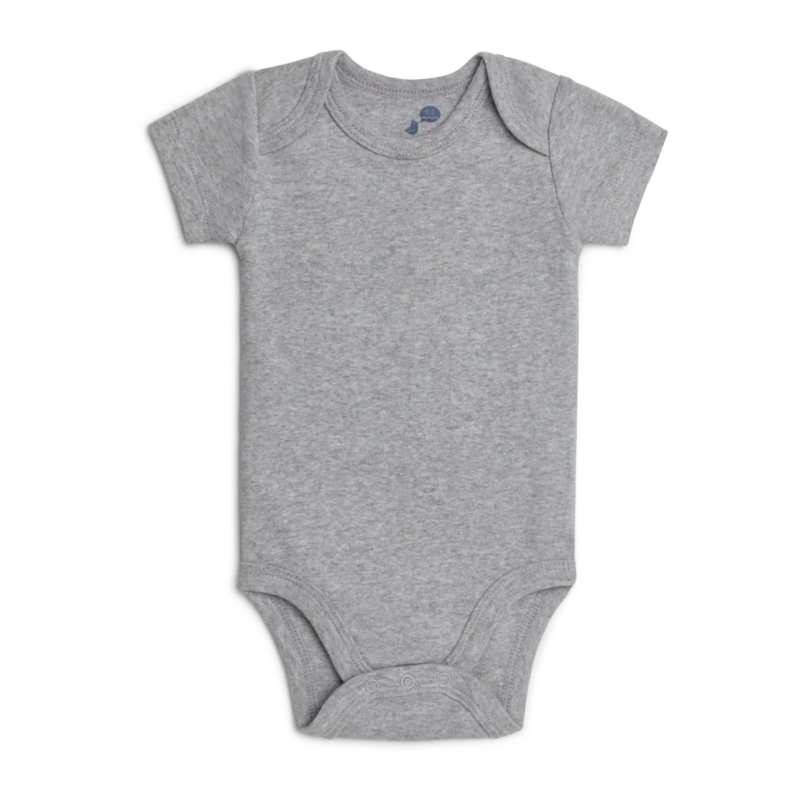 Short Sleeve Solid Organic Cotton Bodysuits (5 Pack)