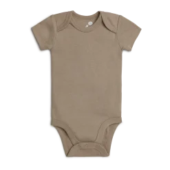 Short Sleeve Solid Organic Cotton Bodysuits (5 Pack)