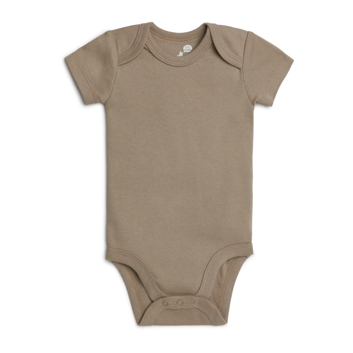 Short Sleeve Solid Organic Cotton Bodysuits (5 Pack)