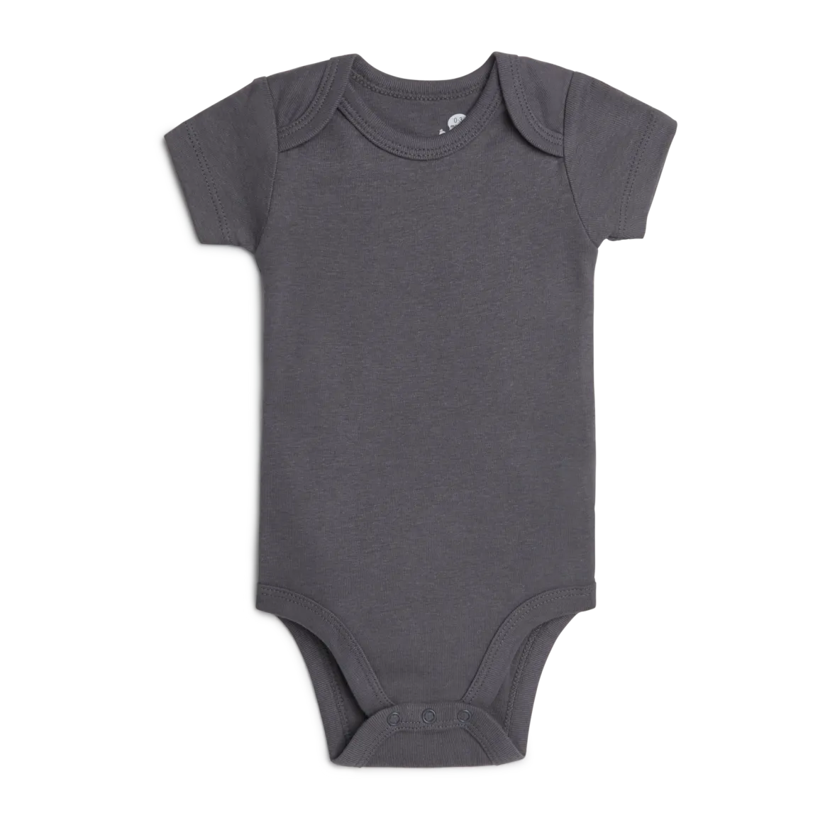 Short Sleeve Solid Organic Cotton Bodysuits (5 Pack)