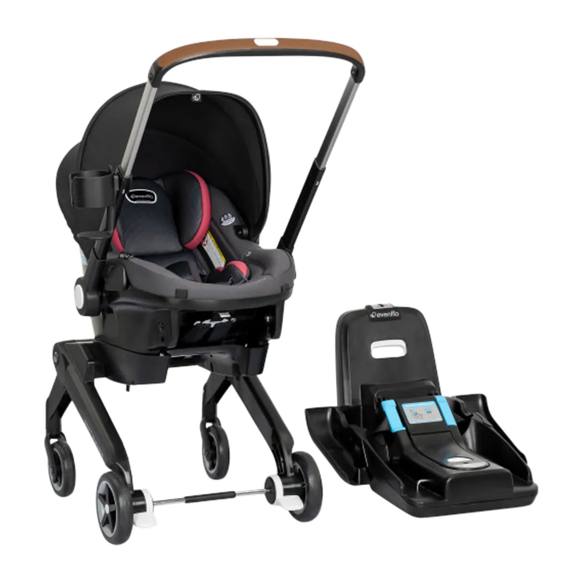 Shyft DualRide Infant Car Seat Stroller Combo with Carryall Storage
