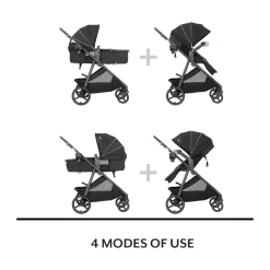 Shyft Intuiti+ Stroller with Green & Gentle Fabric