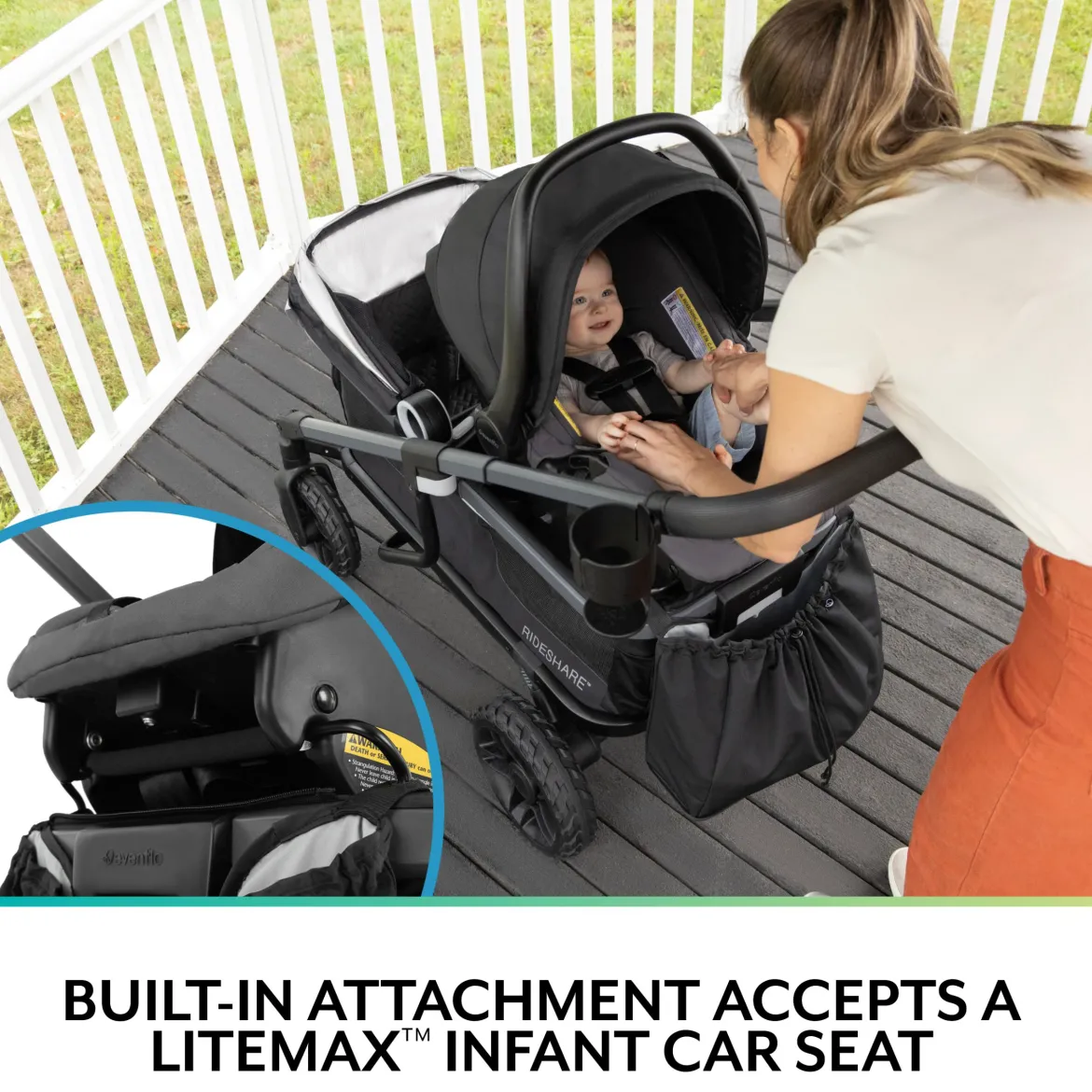 Shyft Rideshare All-Terrain Performance Stroller Wagon