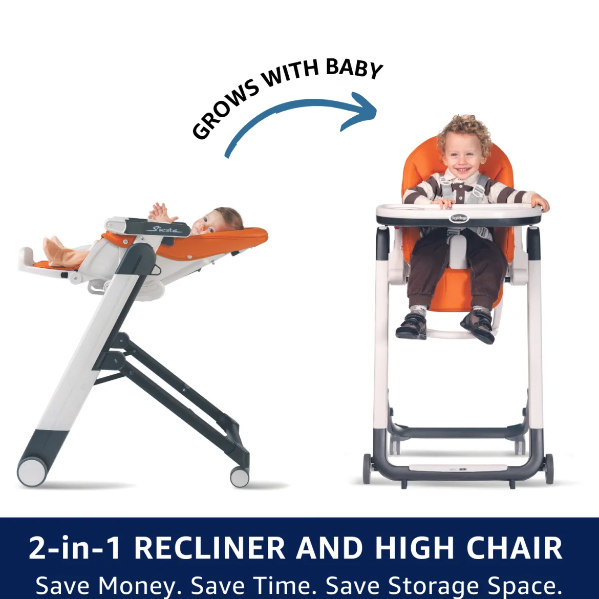Siesta Grow With Baby Folding High Chair & Recliner