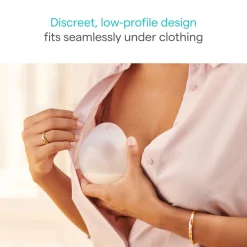 Silicone Breast Milk Collector Cups with Storage Plug (2 Pack)