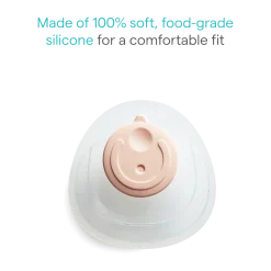 Silicone Breast Milk Collector Cups with Storage Plug (2 Pack)