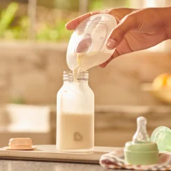 Silicone Breast Milk Collector Cups with Storage Plug (2 Pack)