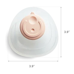 Silicone Breast Milk Collector Cups with Storage Plug (2 Pack)