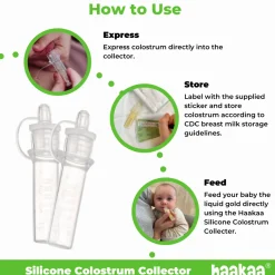 Silicone Colostrum Collector Set