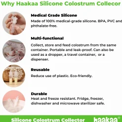 Silicone Colostrum Collector Set
