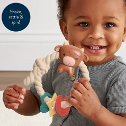 Silicone Teether with Rattle