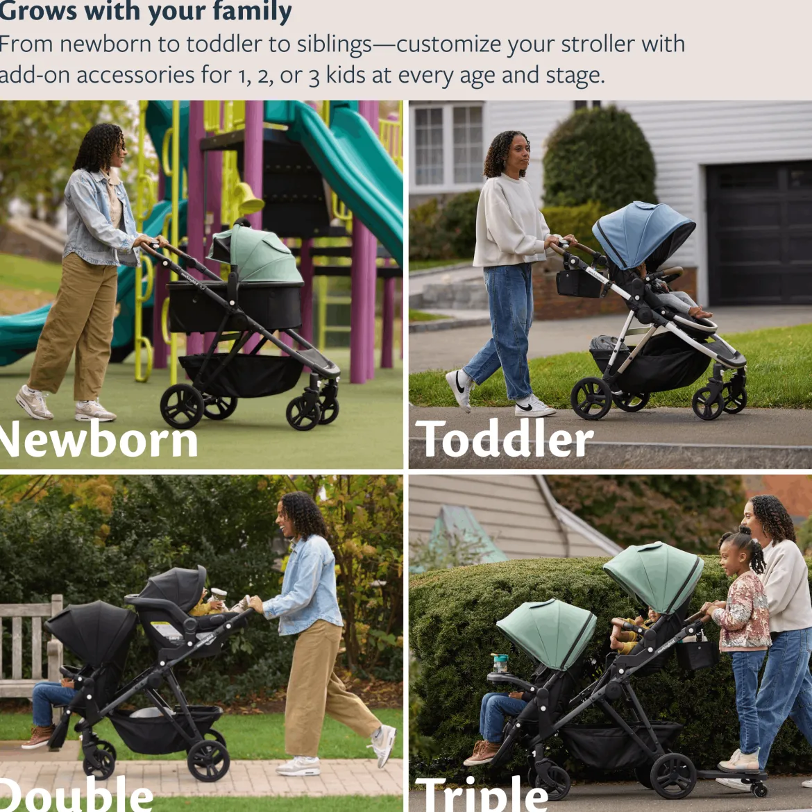 Single-to-Double Stroller 3.0