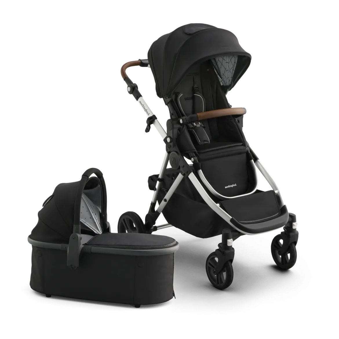 Single-to-Double Stroller 3.0 and Bassinet Bundle